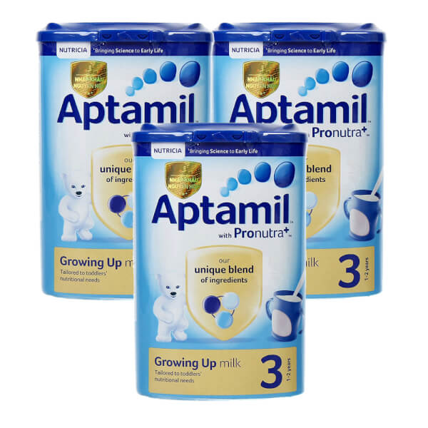 Combo 3 lon Sữa Aptamil Anh số 3 900g (1-2 tuổi)