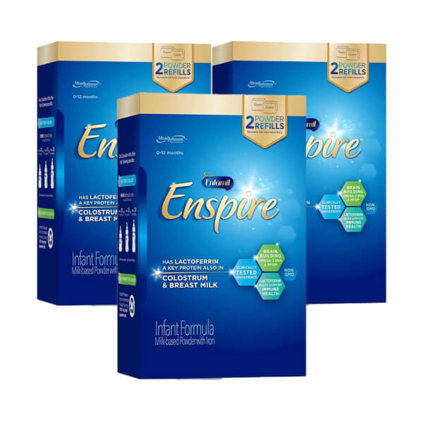 Combo 3 lon Sữa Enfamil Enspire Infant Formula 850g (0-12 tháng)
