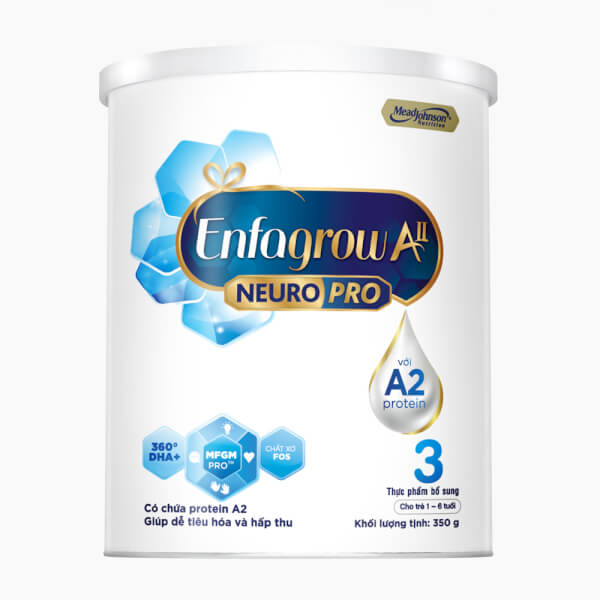 Sữa Enfagrow A2 NeuroPro số 3 350g (1 – 6 tuổi)