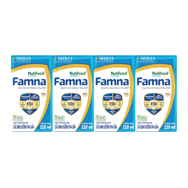 Sữa nước Famna 110ml (lốc 4 hộp)