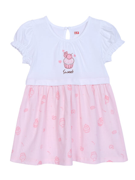 Đầm bé gái-BST bánh kem CF G0521005 (6-24M,Hồng)