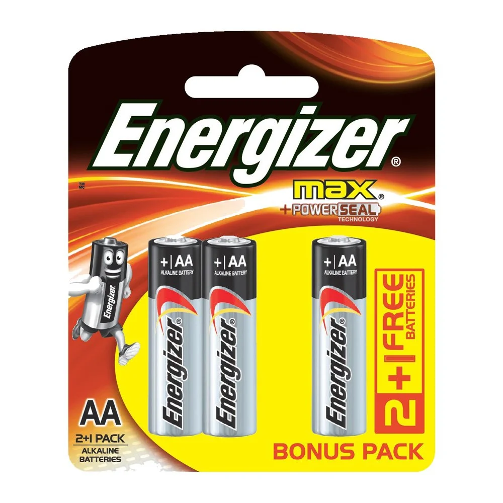 Pin Energizer Max AA E91BP2+1 (vỉ 2+1)