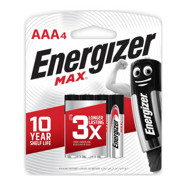 PIN AAA Energizer MAX E92 BP4 (vỉ 4)