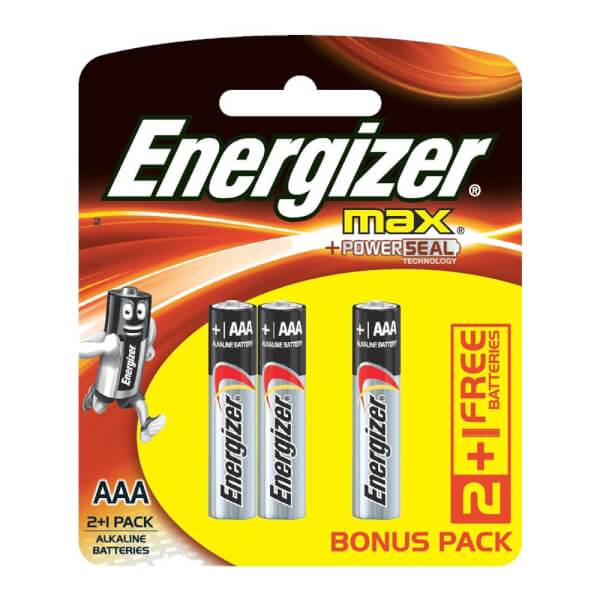Pin Energizer Max AAA E92BP2+1 (vỉ 2+1)