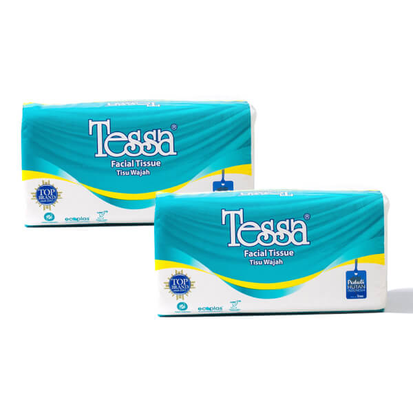 Combo 2 Khăn giấy 2 lớp Tessa bịch 260 tờ