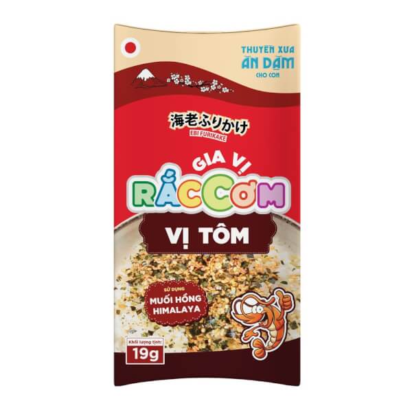 Combo 2 Gia vị rắc cơm Thuyền Xưa vị tôm 19gr