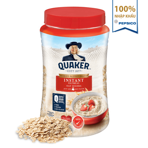 Combo 2 Yến mạch ăn liền Quaker 600gr