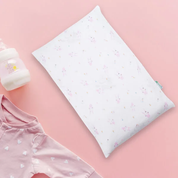 Gối cao su thiên nhiên Baby Lucky màu hồng (Dorufoam)