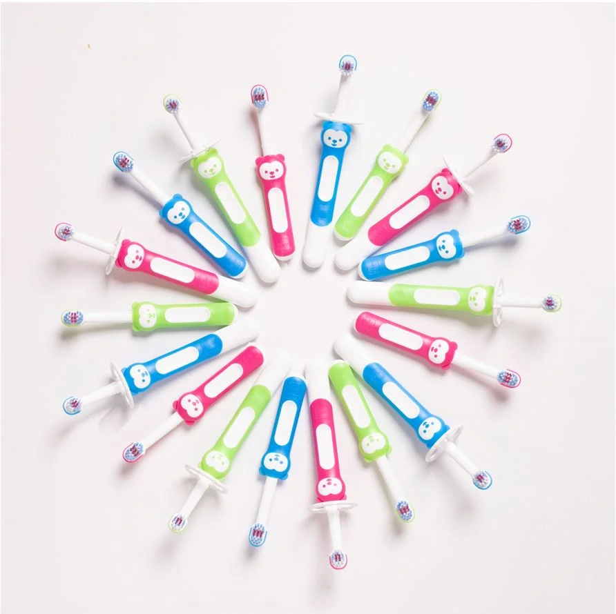 Bàn chải đánh răng có vòng chắn cho bé Mam (hồng)