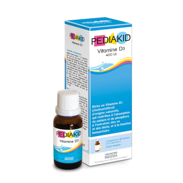 Vitamin D3 giúp bé tăng chiều cao Pediakid Vitamin D3