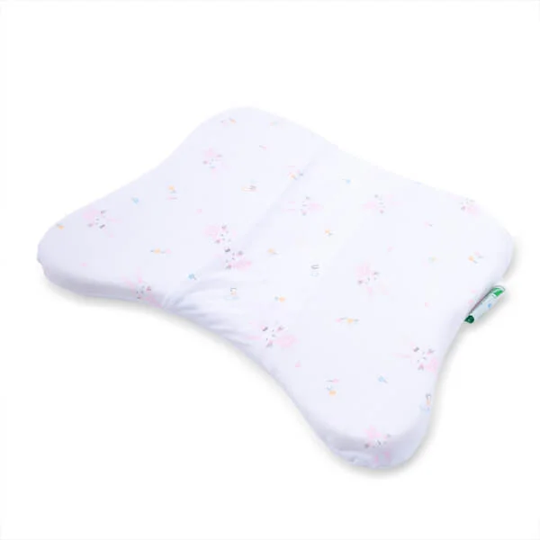 Gối cao su thiên nhiên Baby A màu hồng  (Dorufoam)