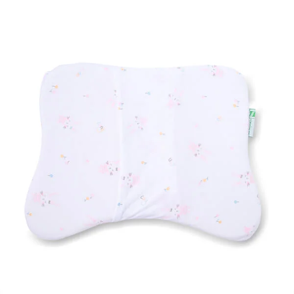 Gối cao su thiên nhiên Baby A màu hồng  (Dorufoam)