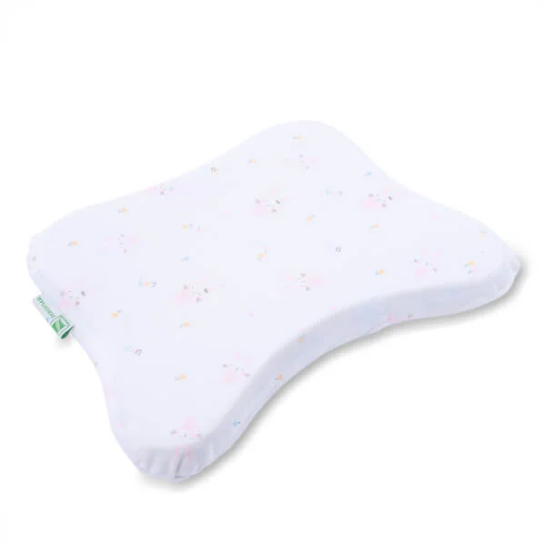 Gối cao su thiên nhiên Baby A màu hồng  (Dorufoam)