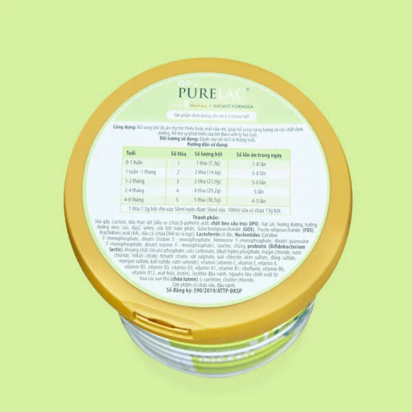 Sữa Purelac số 1 800g (0-6 tháng)