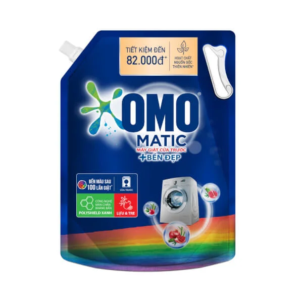 Nước Giặt OMO Matic Bền Đẹp Cửa trước 3.7kg