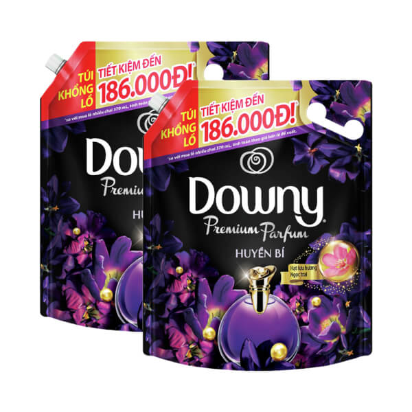 Combo 2 nước xả Downy Hương Huyền bí túi 3L