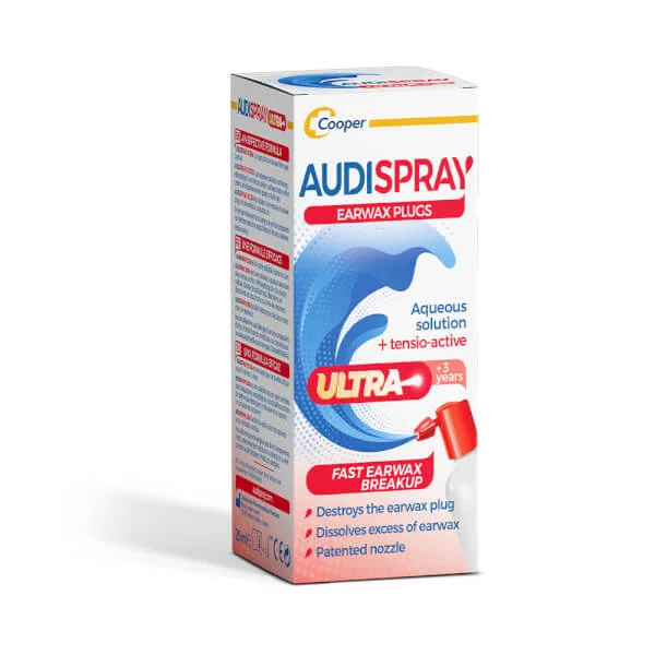Dung dịch xịt làm mềm ráy tai - AUDISPRAY ULTRA 20ml