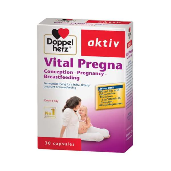 Vitamin cho phụ nữ mang thai và cho con bú Vital Pregna