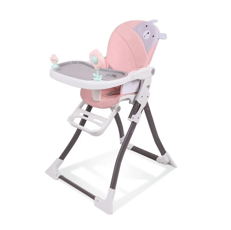 Ghế ngồi ăn chân cao Baby Pretty (hồng)