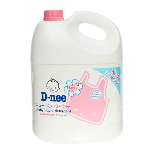 Combo 2 Nước giặt quần áo em bé D-nee Hồng - Honey Star 3L