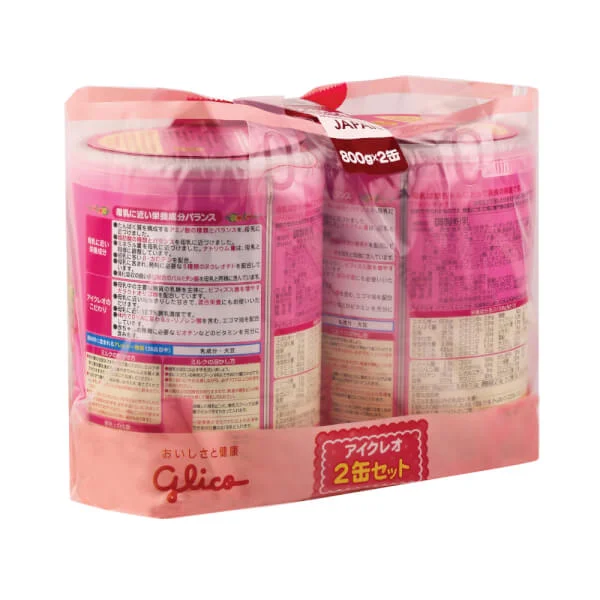 Sữa Glico Icreo số 0 800g - combo 2 lon (0-12 tháng)