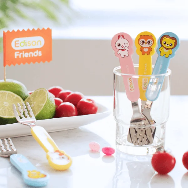 Bộ muỗng nĩa Edison Friends con cú