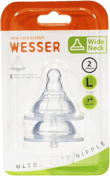 Núm ty Wesser cổ rộng siêu mềm (size L, 7M+, Y cut)