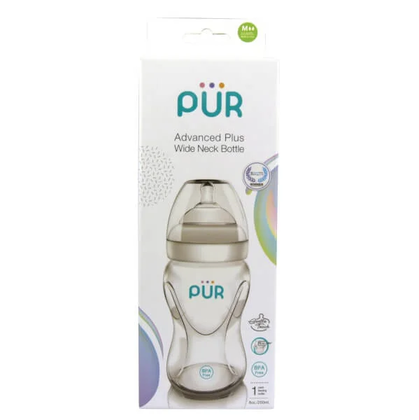 Bình sữa Pur cổ rộng Milk Safe 250ml
