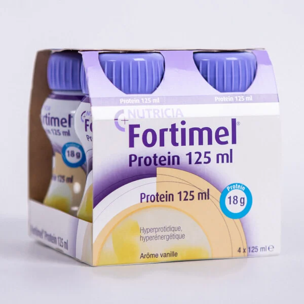 Sữa Fortimel Protein 125mL (lốc 4 hộp) vị Vani
