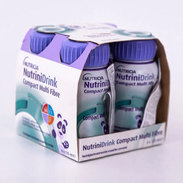 Sữa NutriniDrink Compact Multi Fibre 125mL vị trung tính (1-12 tuổi) (lốc 4 hộp)