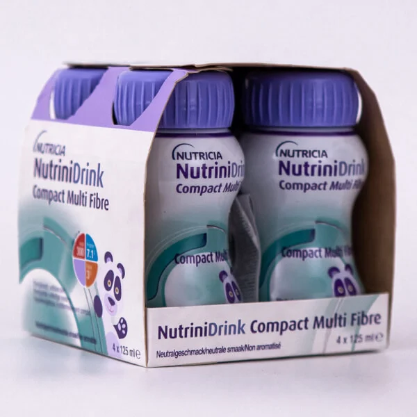 Sữa NutriniDrink Compact Multi Fibre 125mL vị trung tính (1-12 tuổi) (lốc 4 hộp)