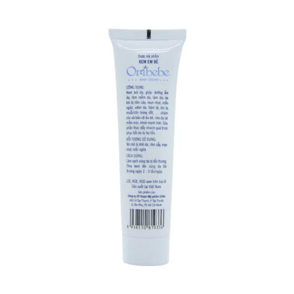 Kem em bé Oribebe 30g - Giảm mẩn ngứa do rôm sảy và côn trùng đốt
