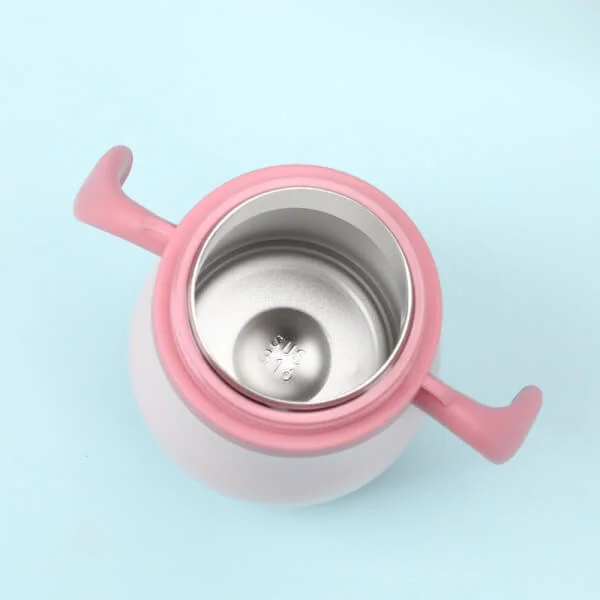 Bình giữ nhiệt em bé Diller 260ml (304ss+ 316ss, hồng)