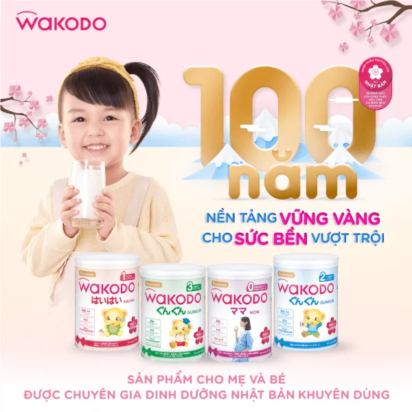 Sữa Wakodo số 1 810g (0-12 tháng)