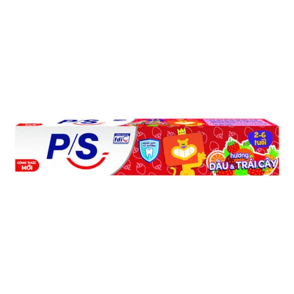 Combo 2 Kem đánh răng P/S Trẻ Em Hương Dâu (2-6T)