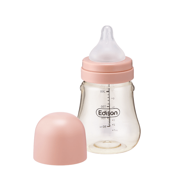 Combo 2 Bình sữa Edison PPSU 240ml (hồng)