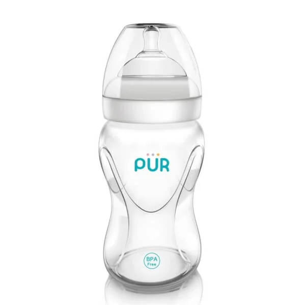 Combo 2 Bình sữa Pur cổ rộng Milk Safe 250ml