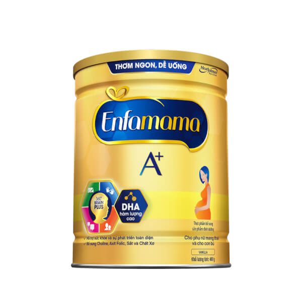 Combo 4 lon Sữa Enfamama A+ 400g hương vani