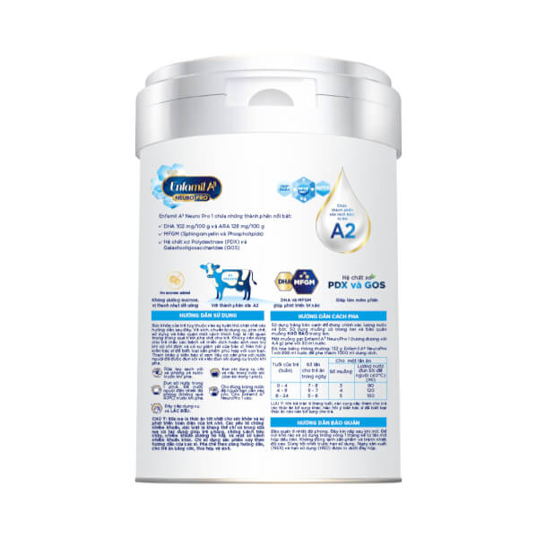 Sữa Enfamil A2 NeuroPro số 1 800g (Infant Formula, 0 - 6 tháng)