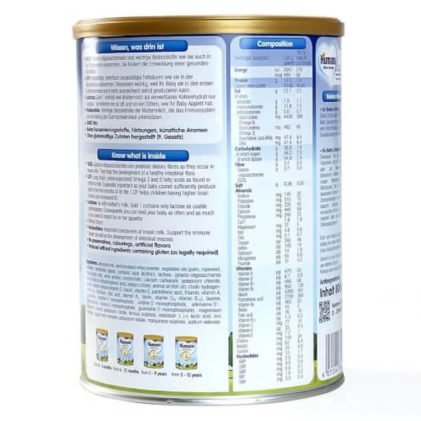 Sữa Humana Gold số 1 800g (0-6 tháng)