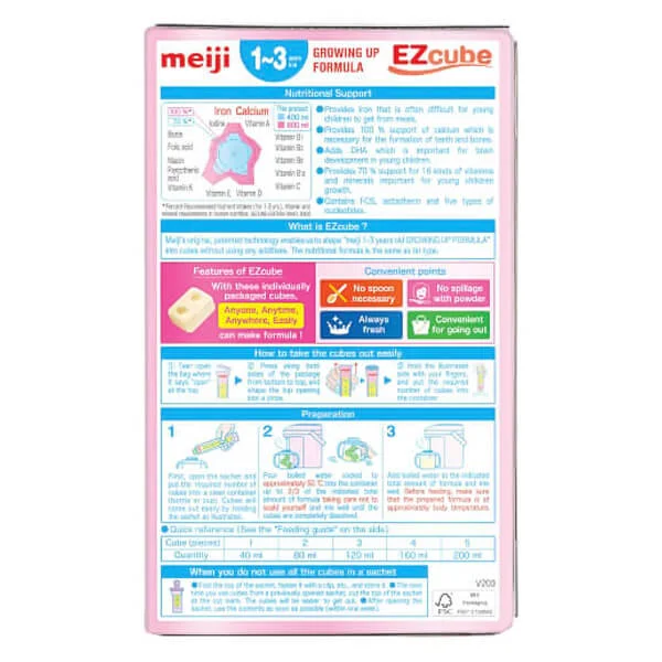 Sữa Meiji thanh Growing up Formula 448g (12-36 tháng)