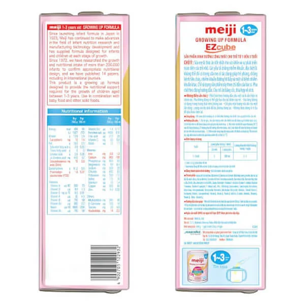Sữa Meiji thanh Growing up Formula 448g (12-36 tháng)