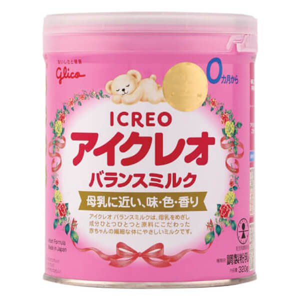 Sữa Glico Icreo số 0 320g (0-12 tháng)