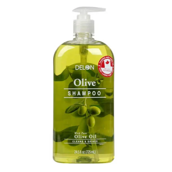 Dầu Gội Delon với tinh dầu Olive 725ml (xuất xứ Canada)