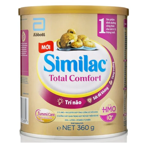 Sữa Similac Total Comfort 0+ (HMO) 360g (0-12 tháng) (giao bao bì ngẫu nhiên)
