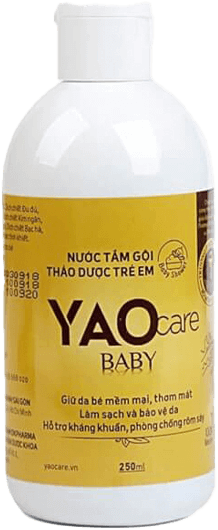 Tắm gội toàn thân thảo dược Yaocare baby cho bé từ 0 tháng 250ml