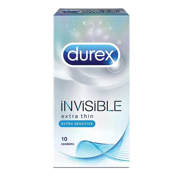 Bao Cao Su Durex Invisible hộp 10 gói