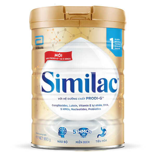 Sữa Similac 5G số 1 900g (0-6 tháng)