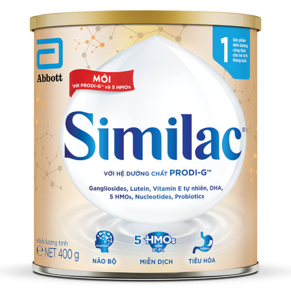 Sữa Similac 5G số 1 400g (0-6 tháng)