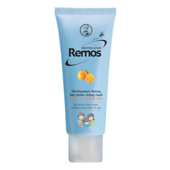 Kem chống muỗi Remos 70g - Hương cam